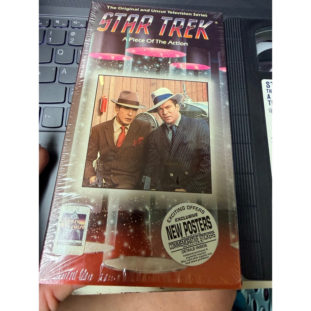 Star Trek A Piece Of The‎ Action VHS 1988 Paramount Television Series Uncut